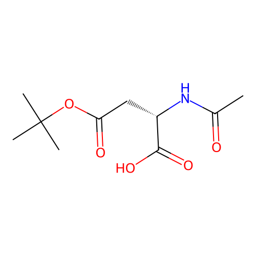 (S)-2-Acetamido-4-(tert-butoxy)-4-oxobutanoic acid structure