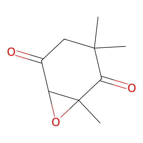 Epoxyoxophorone structure