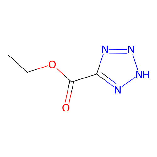 1H-Tetrazole-5-carboxylic acid, ethyl ester structure
