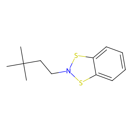 2-(3,3-Dimethylbutyl)-1,3,2-benzodithiazole structure