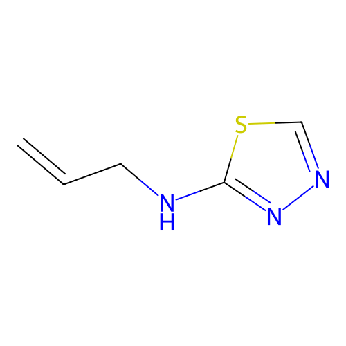 1,3,4-Thiadiazol-2-amine, N-2-propenyl- structure