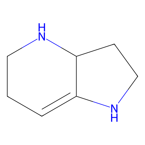 1H-Pyrrolo[3,2-B]pyridine, 2,3,3A,4,5,6-hexahydro- structure