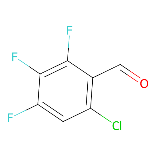 6-Chloro-2,3,4-trifluorobenzaldehyde structure