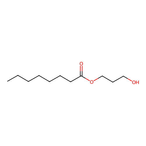 Propanediol caprylate structure