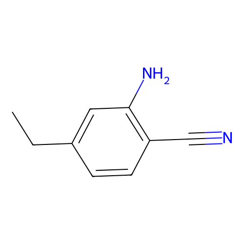 2-Amino-4-ethylbenzonitrile structure