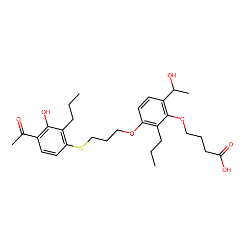 Hydroxy Tipelukast structure