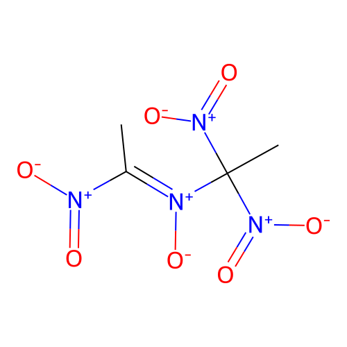 N-(1,1-dinitroethyl)-1-nitroethanimine oxide structure