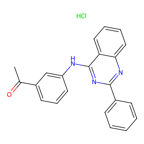 1-[3-(2-Phenyl-quinazolin-4-ylamino)-phenyl]-ethanone structure