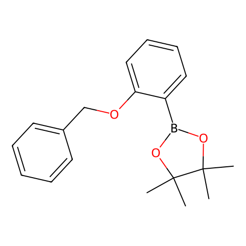2-(2-(Benzyloxy)phenyl)-4,4,5,5-tetramethyl-1,3,2-dioxaborolane structure