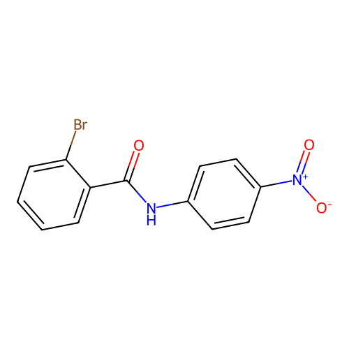 2-bromo-N-(4-nitrophenyl)benzamide structure