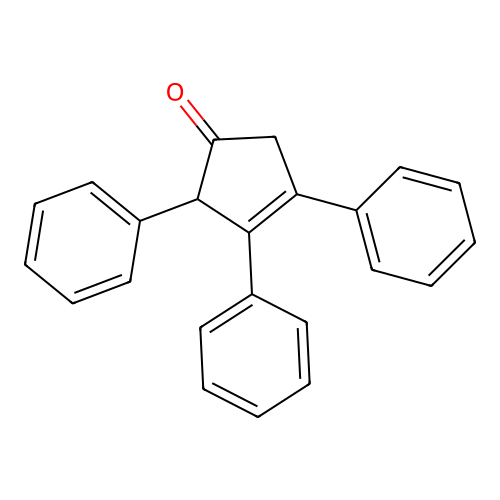 2,3,4-Triphenylcyclopent-3-en-1-one structure