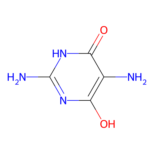 2,5-Diamino-4,6-dihydroxypyrimidine structure