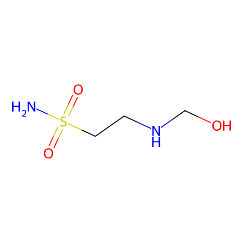 Methylol taurinamide structure