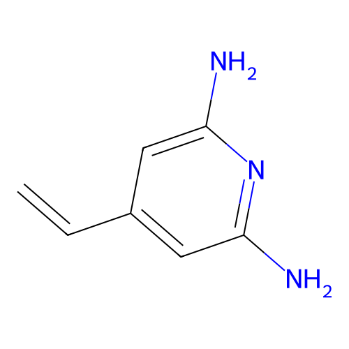 4-Ethenylpyridine-2,6-diamine structure