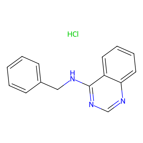 Benzyl-quinazolin-4-yl-amine structure