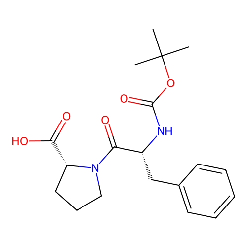 Boc-D-Phe-D-Pro-OH structure