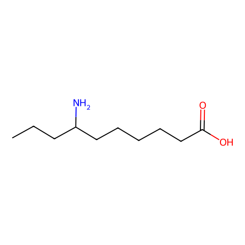 7-氨基癸酸 structure