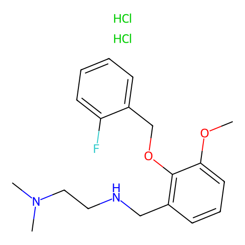 C19H27Cl2FN2O2 structure