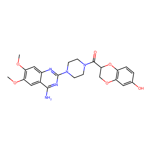 6-Hydroxydoxazosin structure