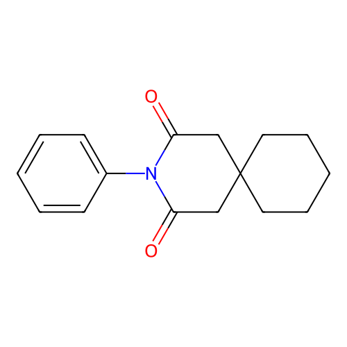 3-Phenyl-3-azaspiro[5.5]undecane-2,4-dione structure
