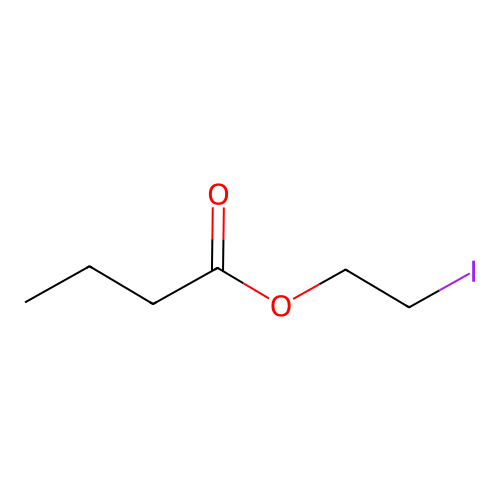 丁酸-2-碘乙酯 structure