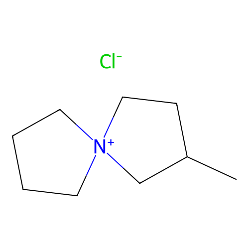 3-Methyl-5-azoniaspiro[4.4]nonane chloride structure