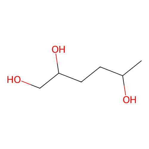 1,2,5-Hexanetriol structure