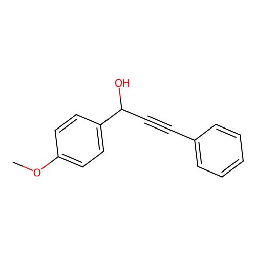 1-(4-Methoxyphenyl)-3-phenylprop-2-yn-1-ol structure