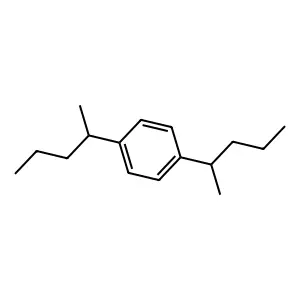 1,4-Bis(2-pentyl)benzene structure