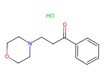 3-Morpholinopropiophenone hydrochloride structure