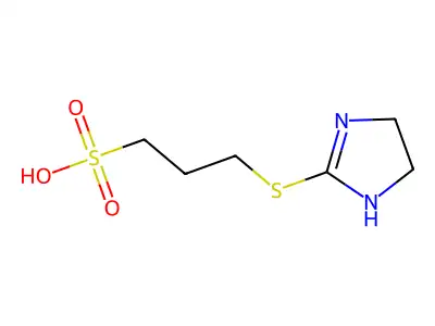 3-(4,5-dihydro-1H-imidazol-2-ylsulfanyl)propane-1-sulfonic Acid structure