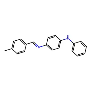 N-(4-Methylbenzylidene)-N'-phenyl-1,4-phenylenediamine structure