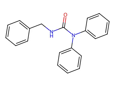 3-Benzyl-1,1-diphenylurea structure