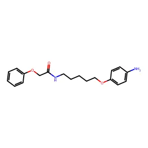 N-(5-(对氨基苯氧基)戊基)-2-苯氧基乙酰胺 structure