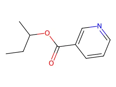 sec-Butyl nicotinate structure