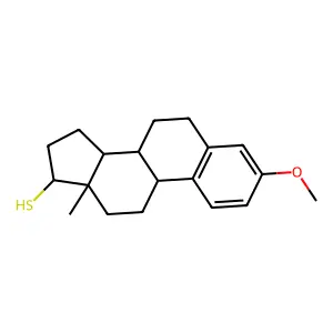 3-甲氧基雌甾-1(10),2,4-三烯-17-硫醇 structure