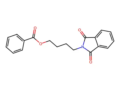 4-Phthalimidobutyl benzoate structure