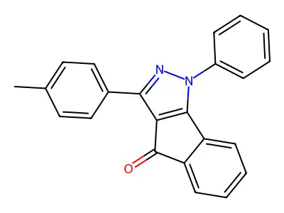 3-(4-Methylphenyl)-1-phenylindeno[2,3-D]pyrazol-4-one structure