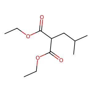 Diethyl isobutylmalonate structure