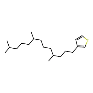 3-(4,8,12-Trimethyltridecyl)thiophene structure