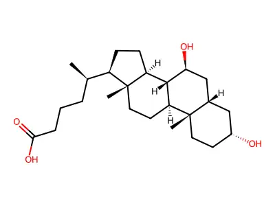 高熊去氧胆酸 structure