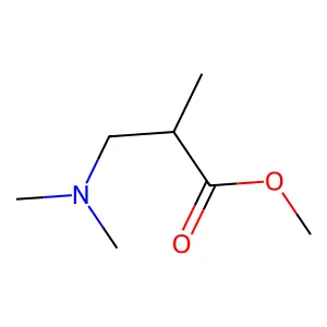 Methyl 3-(dimethylamino)-2-methylpropionate structure