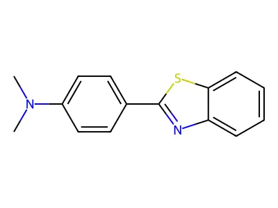 4-(1,3-benzothiazol-2-yl)-N,N-dimethylaniline structure