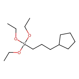3-(Triethoxysilyl)propyl cyclopentane structure