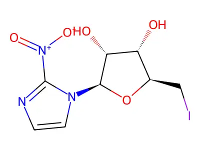 Iodoazomycin riboside structure
