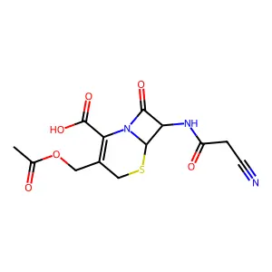 头孢乙腈 structure