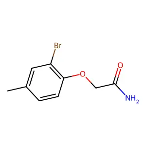 2-(2-Bromo-4-methylphenoxy)acetamide structure