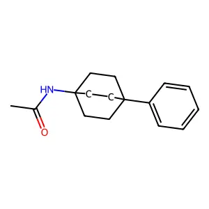 N-(4-Phenylbicyclo[2.2.2]oct-1-yl)acetamide structure