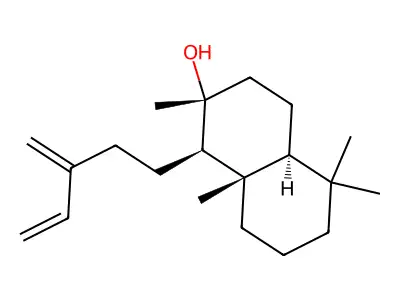 8alpha-13(16),14-Labdadien-8-ol structure