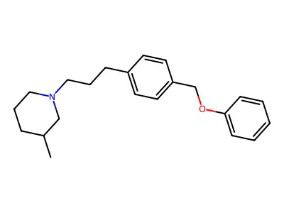 Piperidine, 3-methyl-1-(3-(p-(phenoxymethyl)phenyl)propyl)- structure
